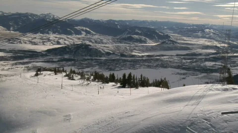Jackson Hole Tram Stock Footage 635835