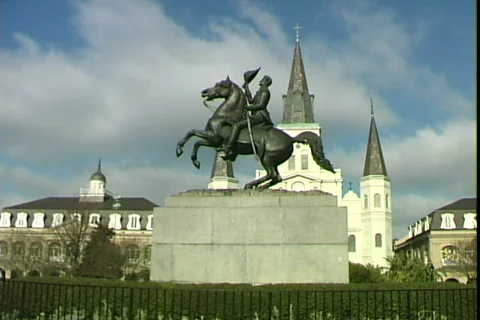 Jackson Statue Stockbeeldmateriaal 818208