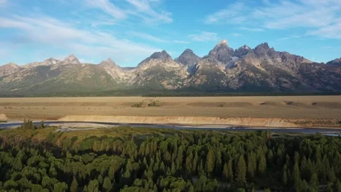 Jackson Tetons 2 Stockbeeldmateriaal 163313697