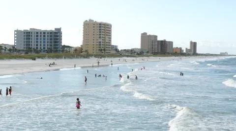 Jacksonville Beach, Florida Stock Footage 54194316