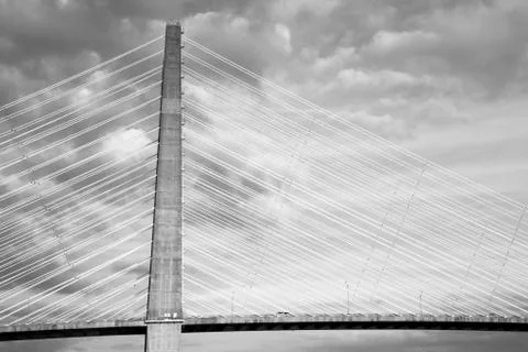 Jacksonville bridge Stock Photos