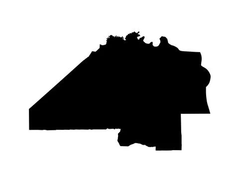 Jacksonville city map vector silhouette illustration Ilustração Stock