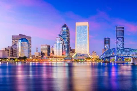 Jacksonville, Florida, USA Skyline Stock Photos