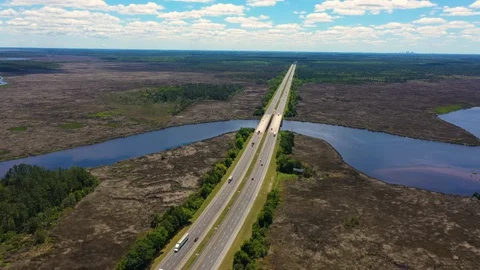 Jacksonville I-95 스톡 동영상 127858276