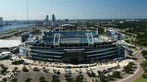 Aerial Photo of the EverBank Field Stadium Editorial Stock Image