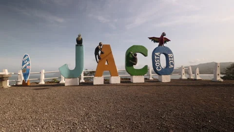 Jaco Sign on the Coast. Jaco Costa Rica. | Stock Video | Pond5