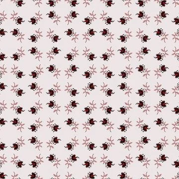 Jacobean Print Pattern Seamless ,Floral seamless pattern Stock Illustration