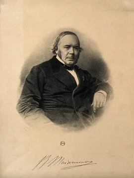 Jacques-Gilles-Thomas Maisonneuve. Lithograph by C. J. Fuhr. Stock Illustration