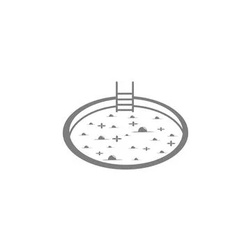 Jacuzzi icon Illustrazione stock