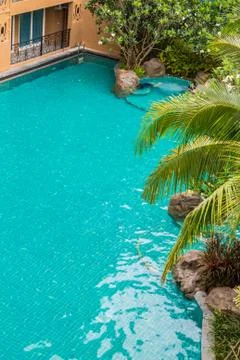 Jacuzzi in the swimming pool. Stock-Fotos