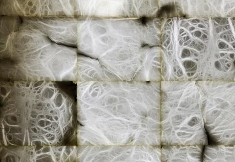 Jade background in a decorated window, gemstone detail Foto stock