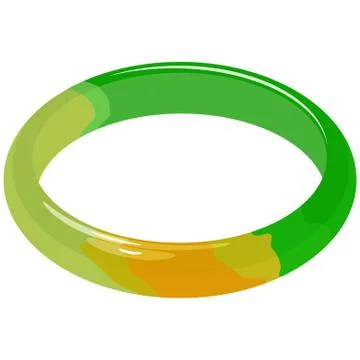 Jade bracelet Stock Illustration