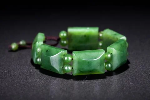 Jade bracelet Foto stock