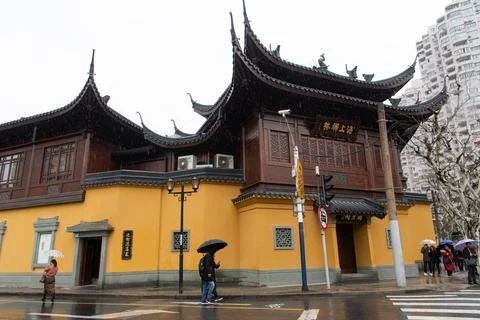 Jade Buddha temple Stock Photos