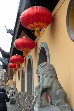 Jade Buddha temple Stock Photos