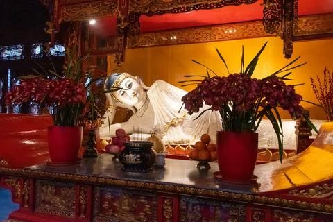 Jade Buddha temple Stock Photos
