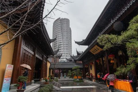 Jade Buddha temple Stock Photos