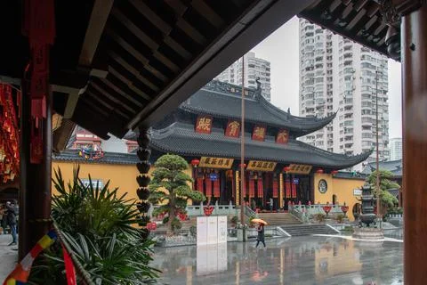 Jade Buddha temple Stock Photos