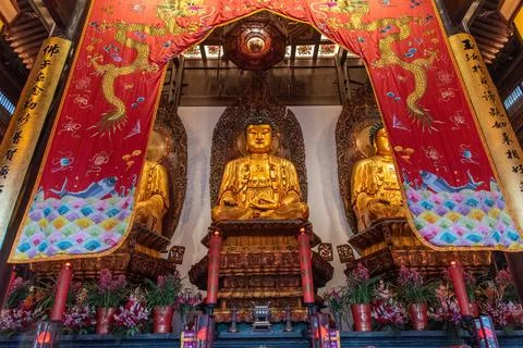 Jade Buddha temple Stock Photos