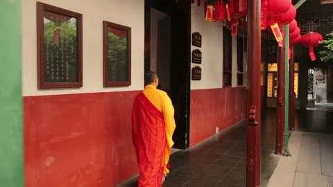 Jade Buddha Temple Shanghai Stock Footage 102750320