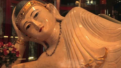 Jade Buddha Temple Shanghai Stock Footage 102750551