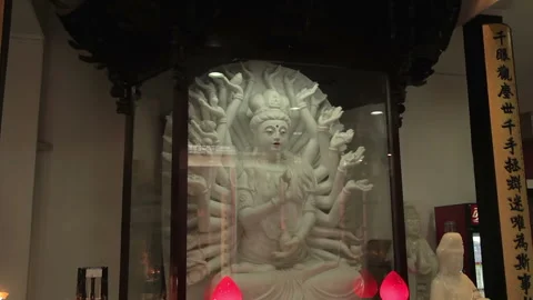 Jade Buddha Temple Shanghai Stock Footage 102750694
