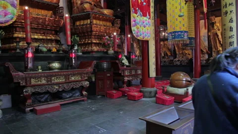 Jade Buddha Temple Shanghai Stock Footage 102750818