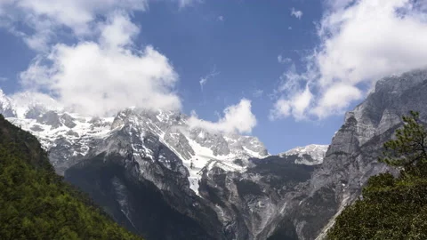 Jade Dragon Snow Mountain Vídeo Stock 85734898