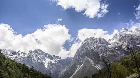 Jade Dragon Snow Mountain Vídeo Stock 85738861