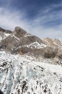 Jade Dragon Snow Mountain Stock Photos