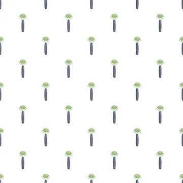 Jade face rollers creating a seamless beauty pattern 스톡 일러스트
