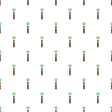 Jade facial roller seamless pattern for skincare background 스톡 일러스트