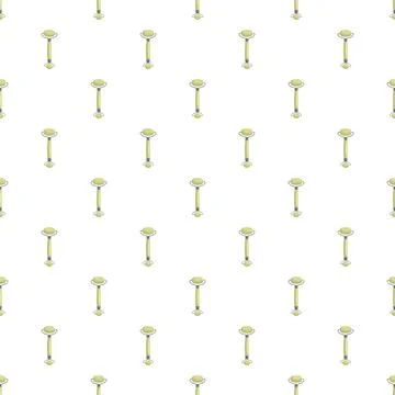 Jade facial rollers seamless pattern for skincare background Stock Illustration