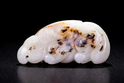 The jade hand pieces Stock Photos
