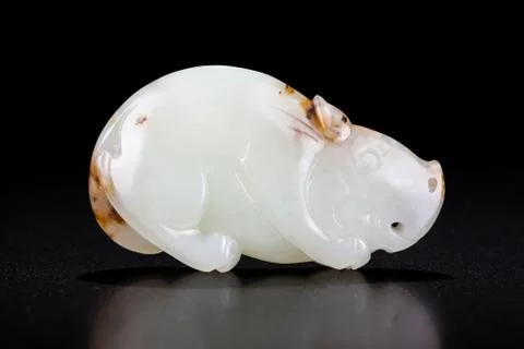 The jade hand pieces Foto stock