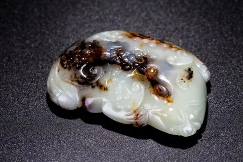 The jade hand pieces Stock Photos