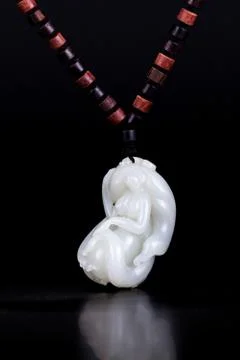 Jade necklace Stock Photos