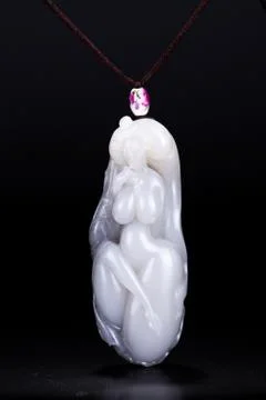 Jade necklace Stock Photos