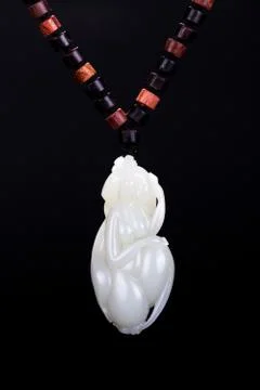 Jade necklace Stock Photos