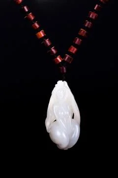 Jade necklace Stock Photos