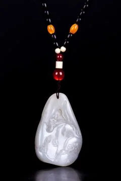 Jade necklace Stock Photos