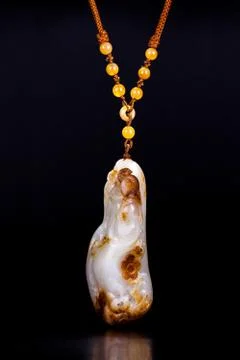Jade necklace Stock Photos