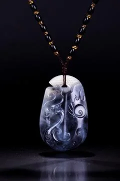 Jade necklace Stock Photos