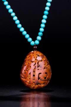 Jade necklace Stock Photos