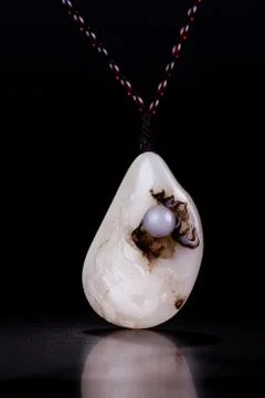 Jade necklace Stock Photos