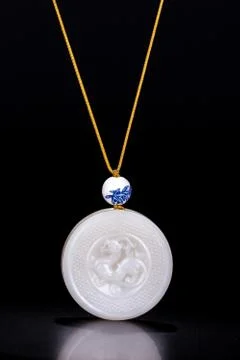 Jade necklace Stock Photos