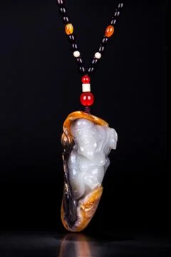 Jade necklace Stock Photos