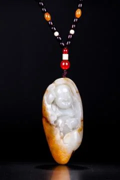 Jade necklace Stock Photos