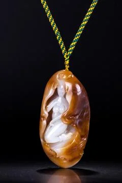 Jade necklace Stock Photos
