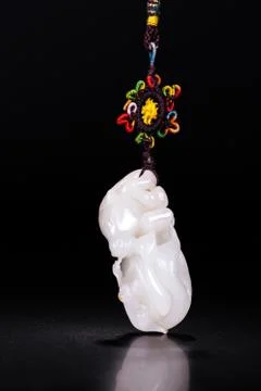Jade necklace Stock Photos